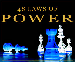 Picture: banner of The 48 Laws of Power.