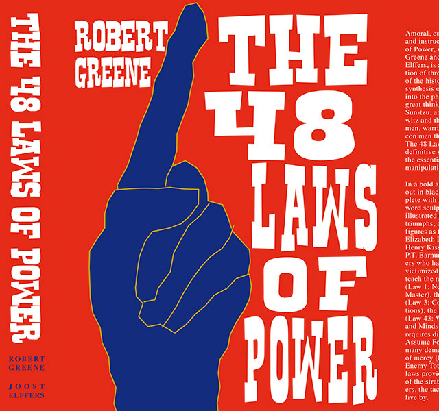 Picture: book cover of The 48 Laws of Power.